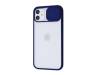 Чехол для Apple iPhone 11 Camera Protect Matte Case Dark Blue