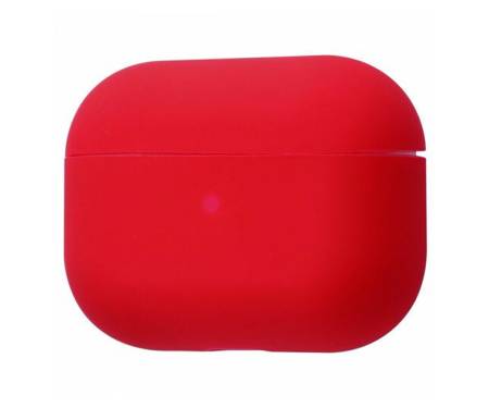 Чехол для Airpods Pro Silicone case Ultra Thin Red
