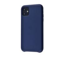 Чехол для Apple iPhone 11 Leather Case Midnight Blue Copy