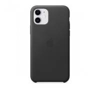 Чехол для Apple iPhone 11 Leather Case Black Copy