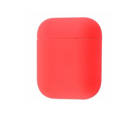 Чехол для Airpods Silicone case Ultra Thin Watermelon Red