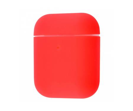 Чехол для Airpods Silicone case Ultra Thin Red
