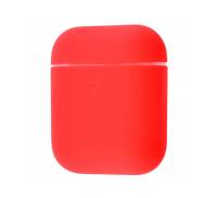 Чехол для Airpods Silicone case Ultra Thin Red