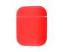 Чехол для Airpods Silicone case Ultra Thin Red