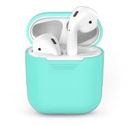 Чехол для Airpods Silicone case Ultra Thin Mint Green