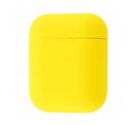 Чехол для Airpods Silicone case Ultra Thin Lemon Yellow