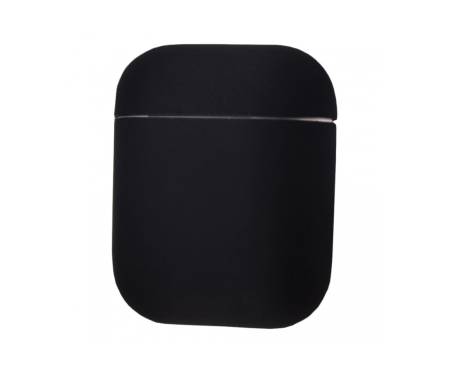 Чехол для Airpods Silicone case Ultra Thin Black