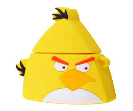 Чехол для Airpods Silicone Case Angry Birds Yellow