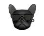 Чехол для Airpods Pro Silicon case с карабином Bulldog Black