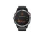 Смарт-часы Garmin Fenix 6 Solar Silver With Black Band (010-02410-00) 2