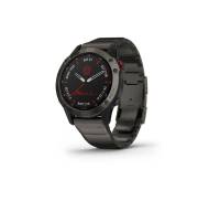 Garmin Fenix 6 Pro Solar Titanium Carbon Gray Dlc With Titanium Dlc Band