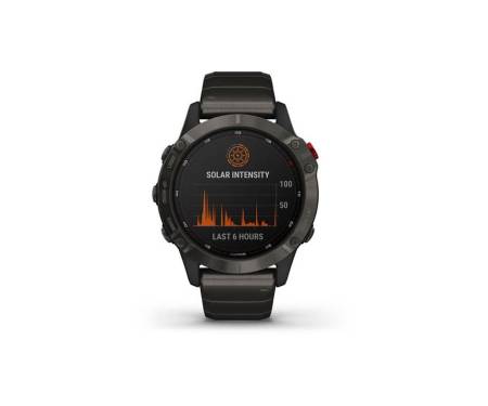Garmin Fenix 6 Pro Solar Titanium Carbon Gray Dlc With Titanium Dlc Band