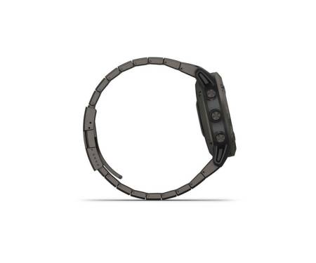 Garmin Fenix 6 Pro Solar Titanium Carbon Gray Dlc With Titanium Dlc Band