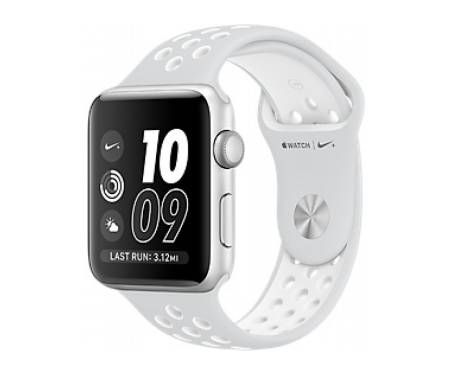 Ремешок Nike+ Apple Watch 38mm Silver White Sport Band
