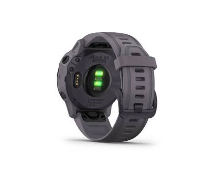 Garmin Fenix 6S Pro Solar Edition Amethyst Steel with Shale Gray Band