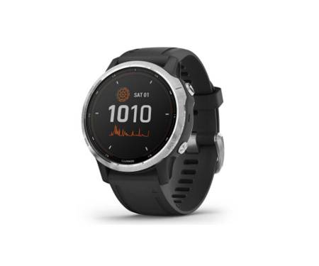 Смарт-часы Garmin Fenix 6S Solar Silver with Black Band (010-02409-00) 1