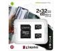 Карта памяти Kingston 2x32GB microSD class 10 U1 V10 A1 Canvas Select Plus (SDCS2/32GB-2P1A)