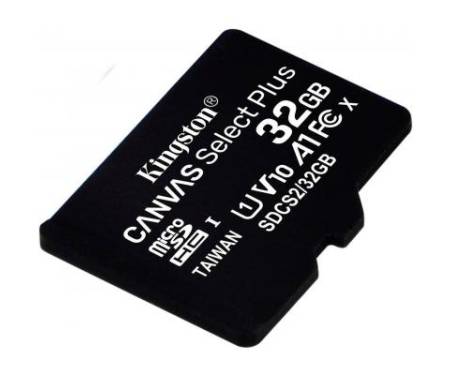 Карта памяти Kingston 32GB microSDHC class 10 UHS-I A1 (R-100MB/s) Canvas (SDCS2/32GBSP)