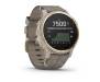 Garmin Fenix 6S Pro Solar Edition Light gold with shale grey suede band