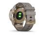 Garmin Fenix 6S Pro Solar Edition Light gold with shale grey suede band