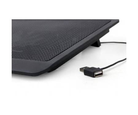 Подставка для ноутбука GEMBIRD 15.6", 1x125 mm fan, black (NBS-1F15-03)