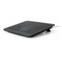Подставка для ноутбука GEMBIRD 15.6", 1x125 mm fan, black (NBS-1F15-03)