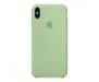 Чехол для Apple iPhone XS Silicone Case Green Copy