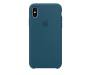 Чехол для Apple iPhone X Silicone Case Cosmos Blue Copy