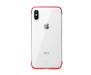 Чехол для Apple iPhone X Baseus RED прозрачный