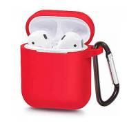 Чехол для Airpods с карабином Blueo Red