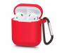 Чехол для Airpods с карабином Blueo Red