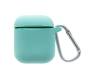Чехол для Airpods с карабином Blueo Ice Blue