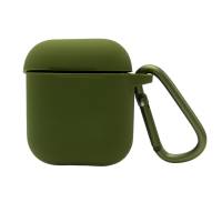 Чехол для Airpods с карабином Blueo Army Green