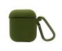 Чехол для Airpods с карабином Blueo Army Green