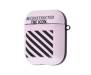 Чехол для Airpods 2 Stickers Print Case Off White Pink