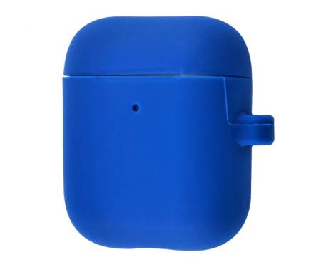 Чехол для Airpods 2 Silicone Case Blue Cobalt