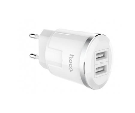 Сетевое зарядное устройство Hoco C38A Thunder 2USB (white)