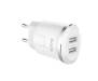 Сетевое зарядное устройство Hoco C38A Thunder 2USB (white)