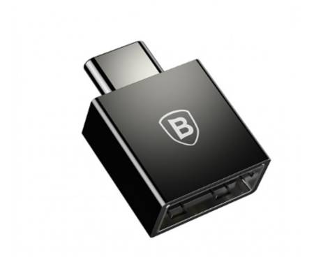 Переходник Baseus Exquisite Type-C Male to USB Female Adapter Converter черный (CATJQ-B01)