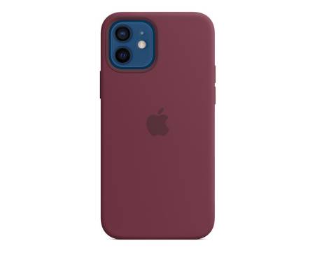 Чехол для смартфона Apple iPhone 12/12 Pro Silicone Case with MagSafe - Plum (MHL23)