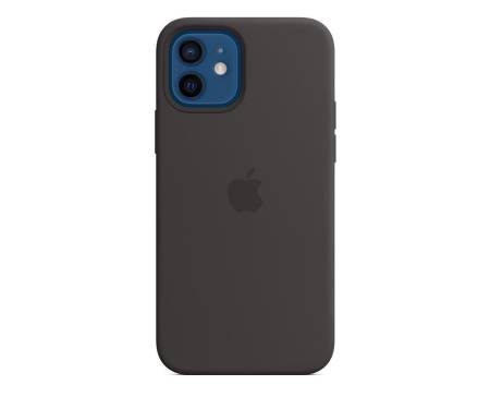 Чехол для Apple iPhone 12/12 Pro Silicone Case Black Copy