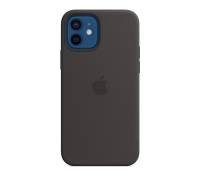 Чехол для Apple iPhone 12/12 Pro Silicone Case Black Copy