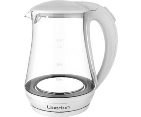 Электрочайник LIBERTON LEK-1751 White