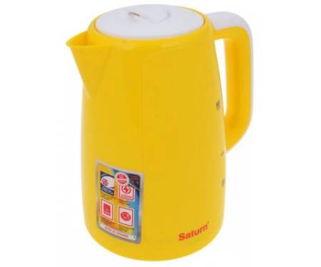 Электрочайник SATURN ST-EK8435 Yellow/White
