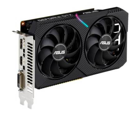 Видеокарта ASUS GeForce GTX1650 4096Mb DUAL OC D6 MINI (DUAL-GTX1650-O4GD6-MINI)