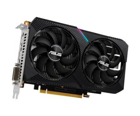 Видеокарта ASUS GeForce GTX1650 4096Mb DUAL OC D6 MINI (DUAL-GTX1650-O4GD6-MINI)
