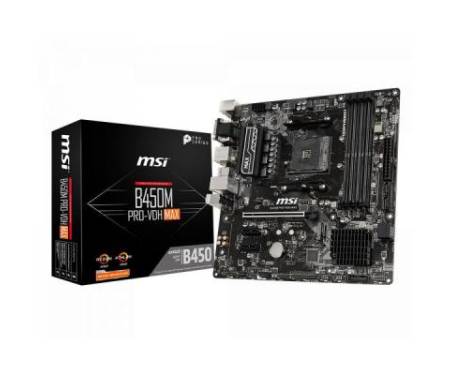 Материнская плата MSI B450M PRO-VDH MAX