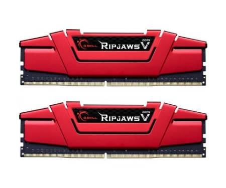 Модуль памяти для компьютера DDR4 32GB (2x16GB) 3000 MHz Ripjaws V Red G.Skill (F4-3000C16D-32GVRB)
