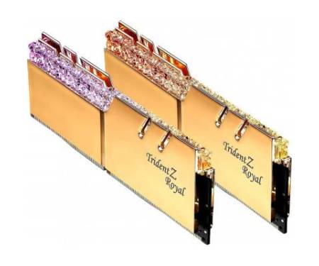 Модуль памяти для компьютера DDR4 32GB (2x16GB) 3200 MHz Trident Z Royal G.Skill (F4-3200C16D-32GTRG)