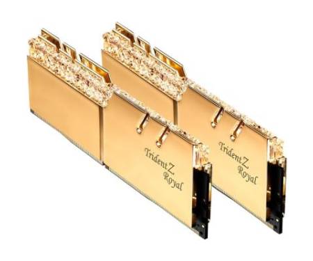 Модуль памяти для компьютера DDR4 32GB (2x16GB) 3200 MHz Trident Z Royal G.Skill (F4-3200C16D-32GTRG)
